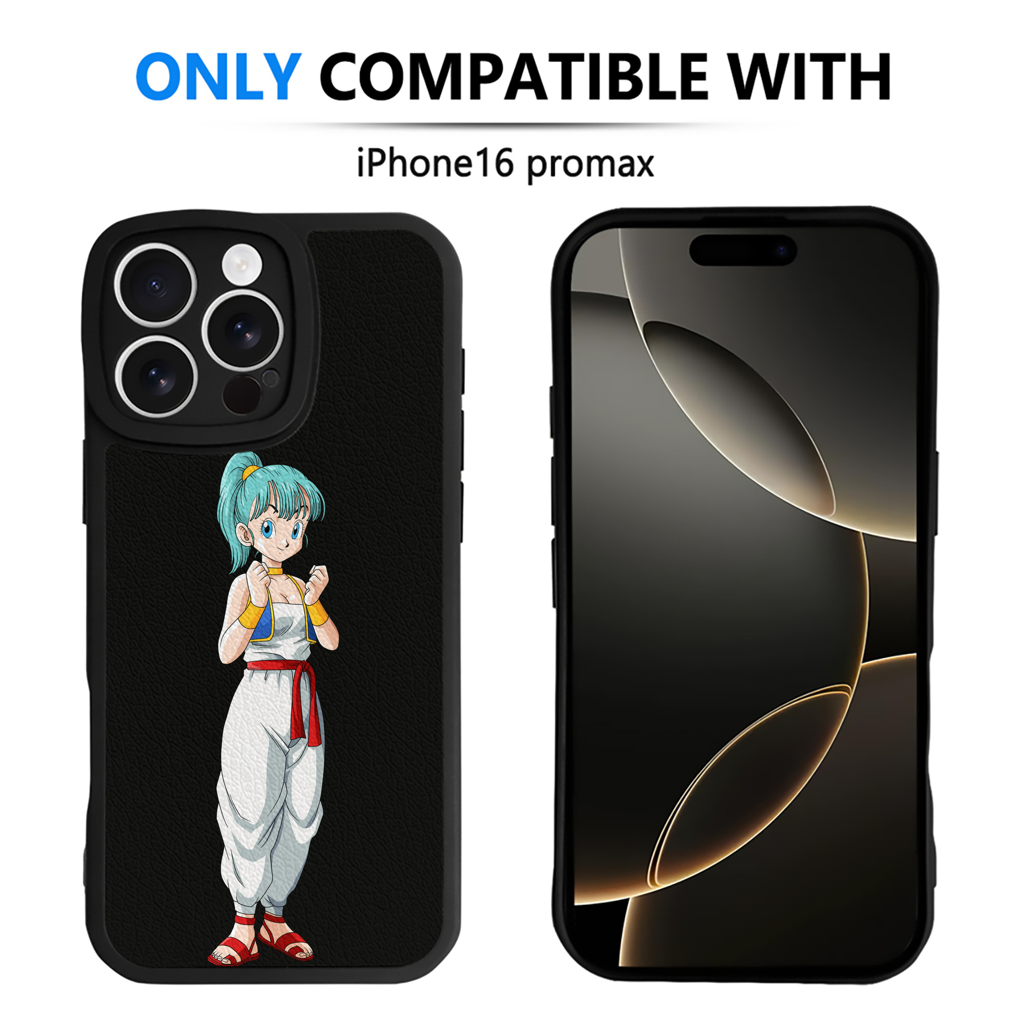 （画像用） ドラゴンボール DRAGON BALL 【iPhone 16シリーズ対応】シリコンスマホケース（レザー調） 材質：シリコン